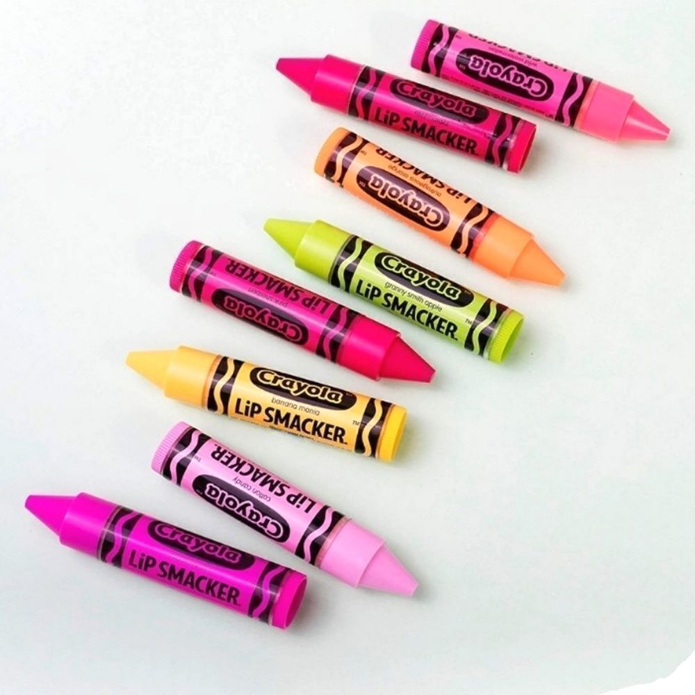 Lip Smackers + Crayola  Flavored Lip Balms Sealed